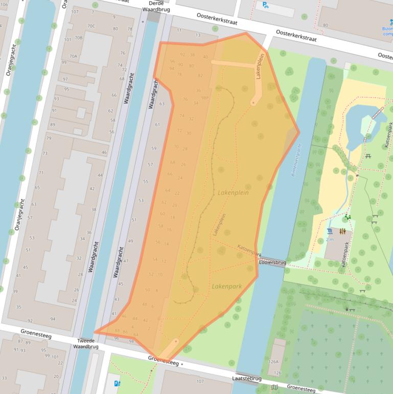 Kaart van postcodegebied 2312WM.
