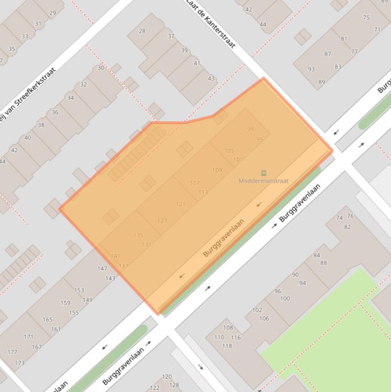 Kaart van postcodegebied 2313HP.