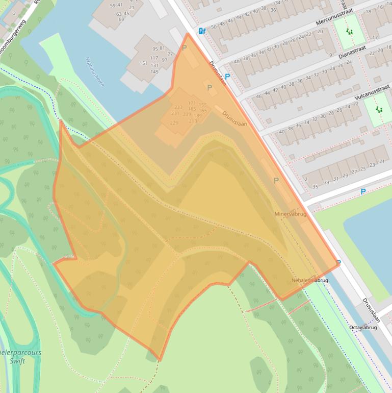 Kaart van postcodegebied 2314BZ.