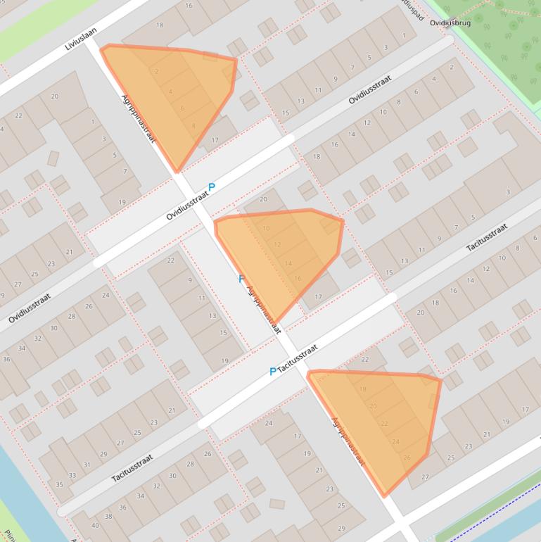 Kaart van postcodegebied 2314CB.