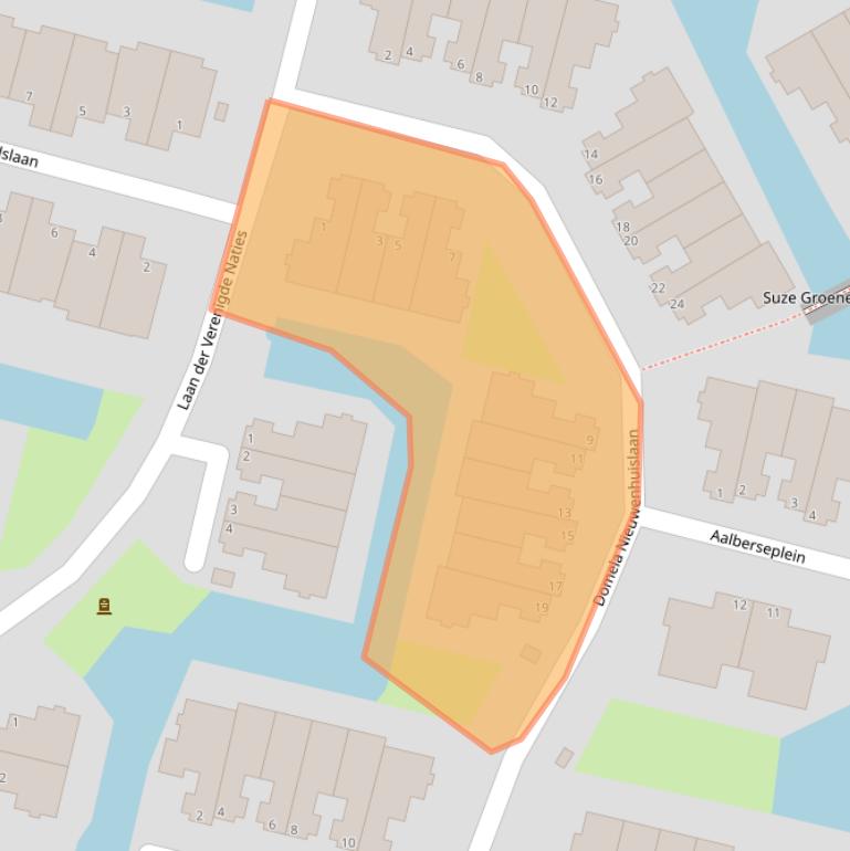 Kaart van postcodegebied 2314ER.