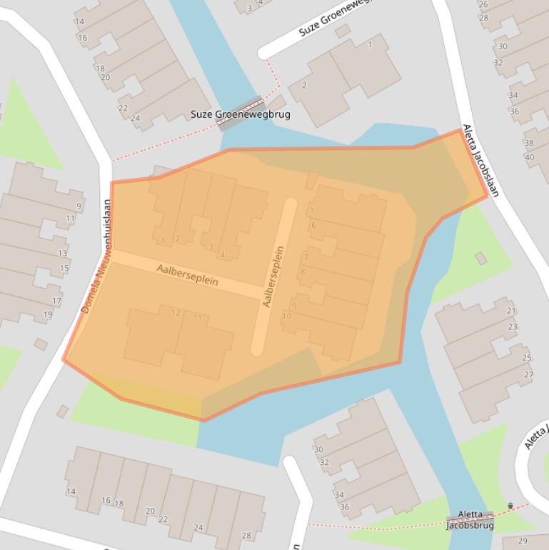 Kaart van postcodegebied 2314ET.