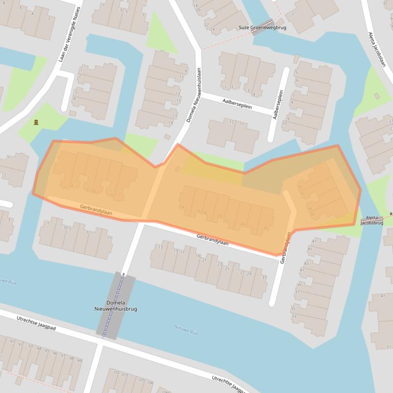 Kaart van postcodegebied 2314EZ.