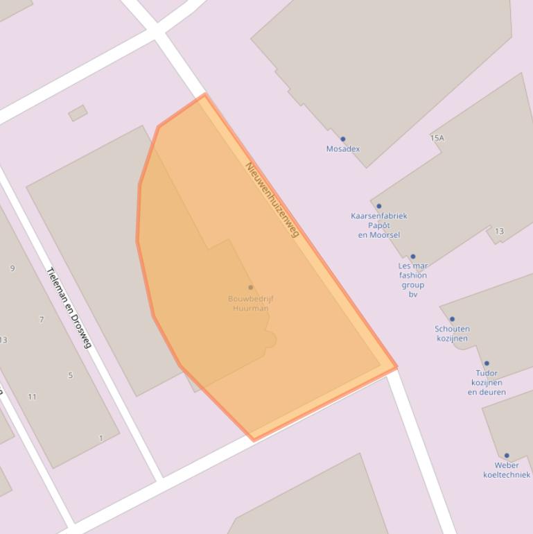 Kaart van postcodegebied 2314XR.