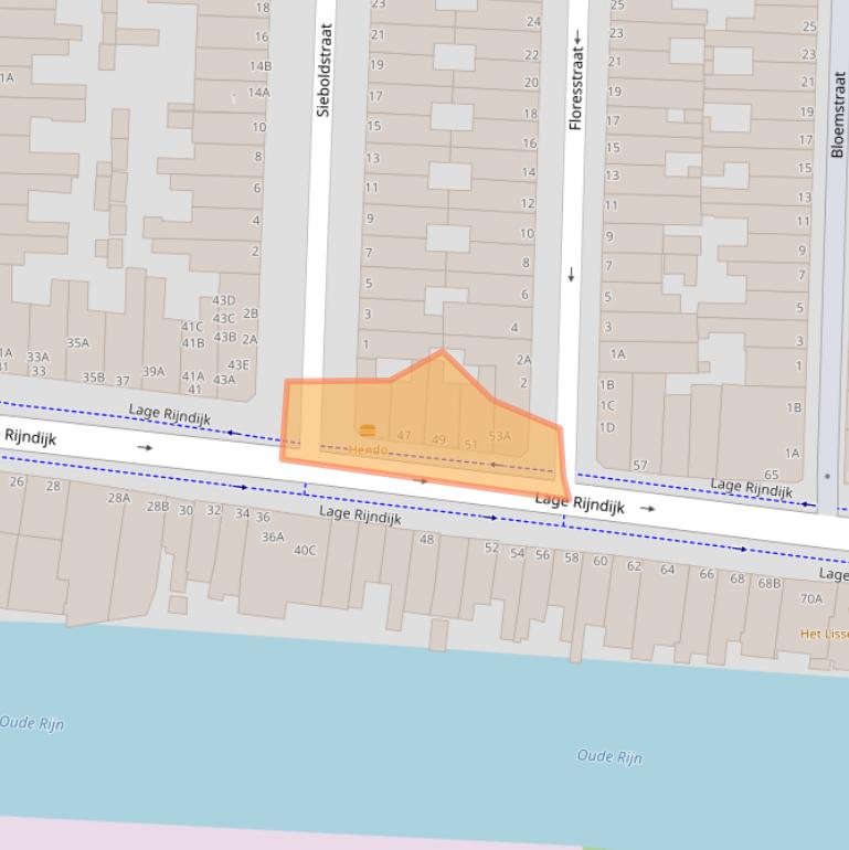 Kaart van postcodegebied 2315JM.