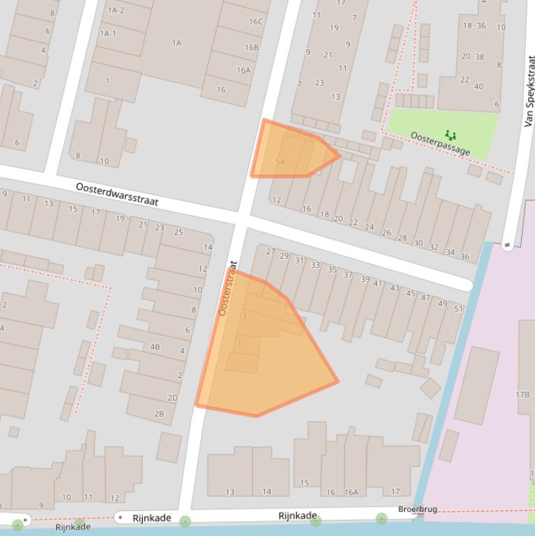 Kaart van postcodegebied 2315LB.
