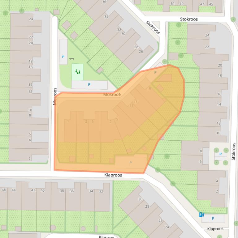 Kaart van postcodegebied 2317ES.