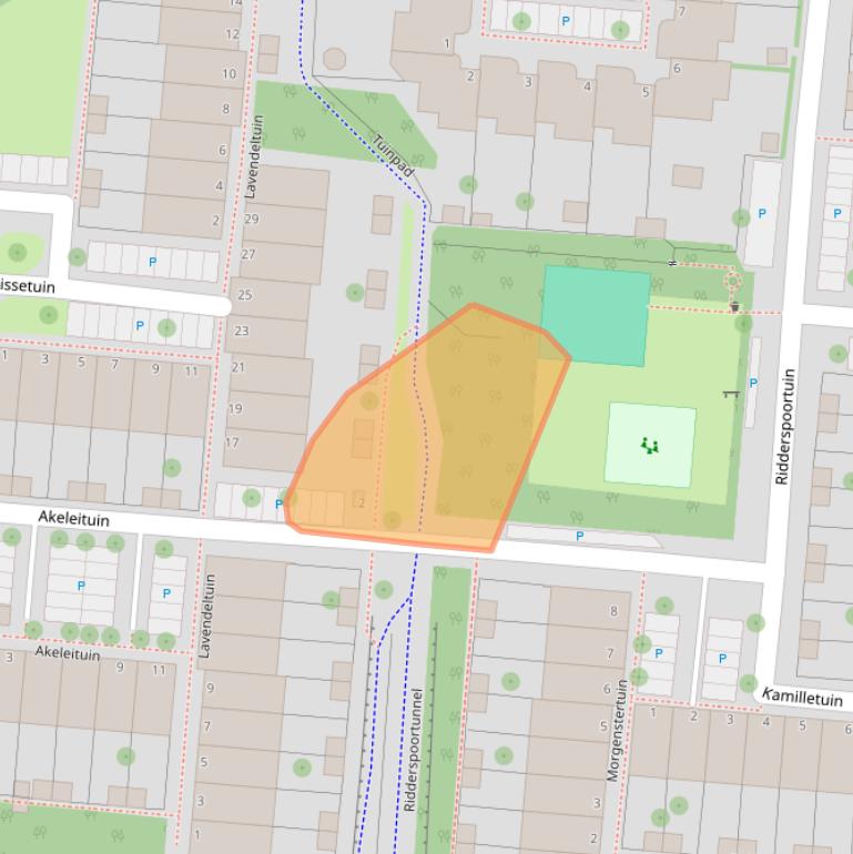 Kaart van postcodegebied 2317NM.