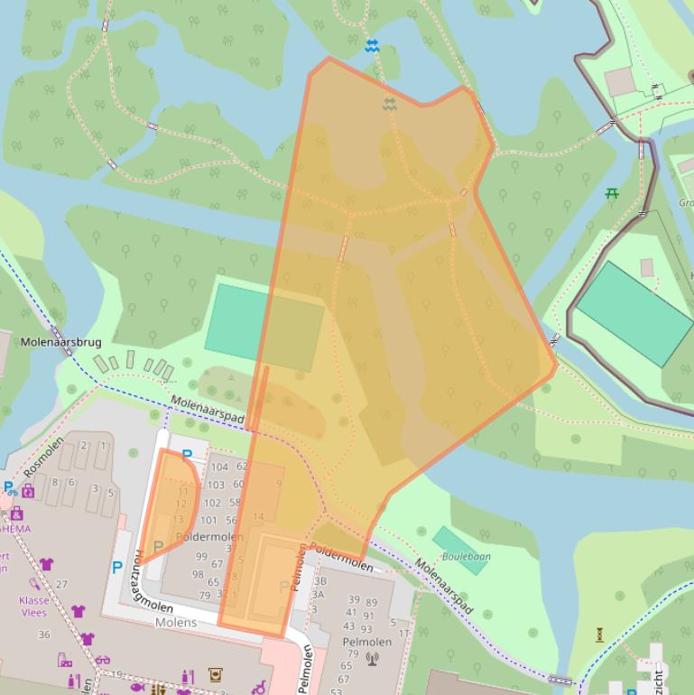 Kaart van postcodegebied 2317PC.
