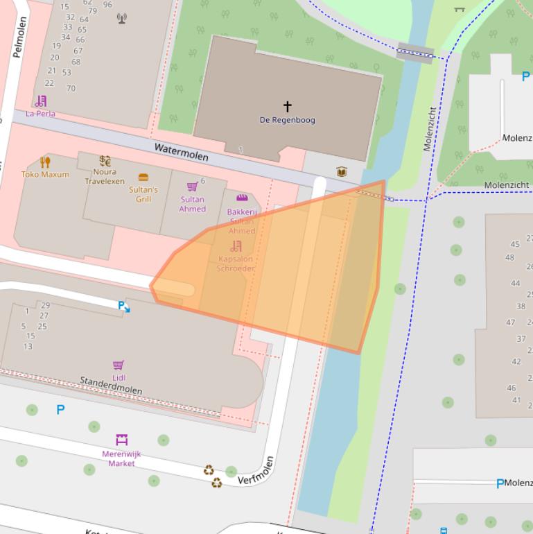 Kaart van postcodegebied 2317PX.