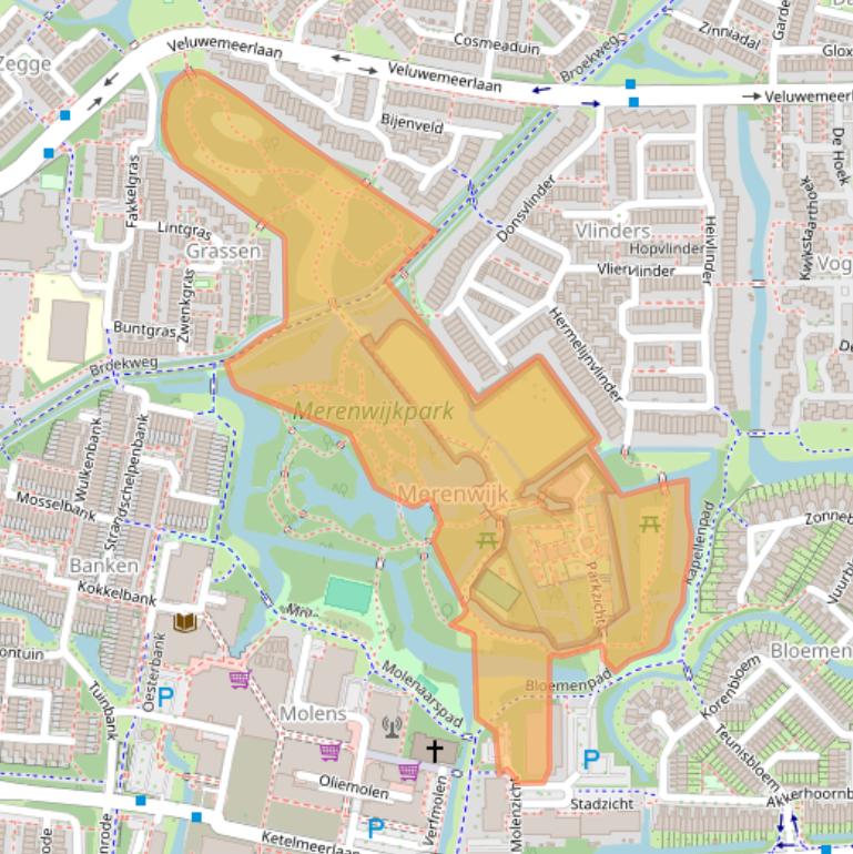 Kaart van postcodegebied 2317RH.