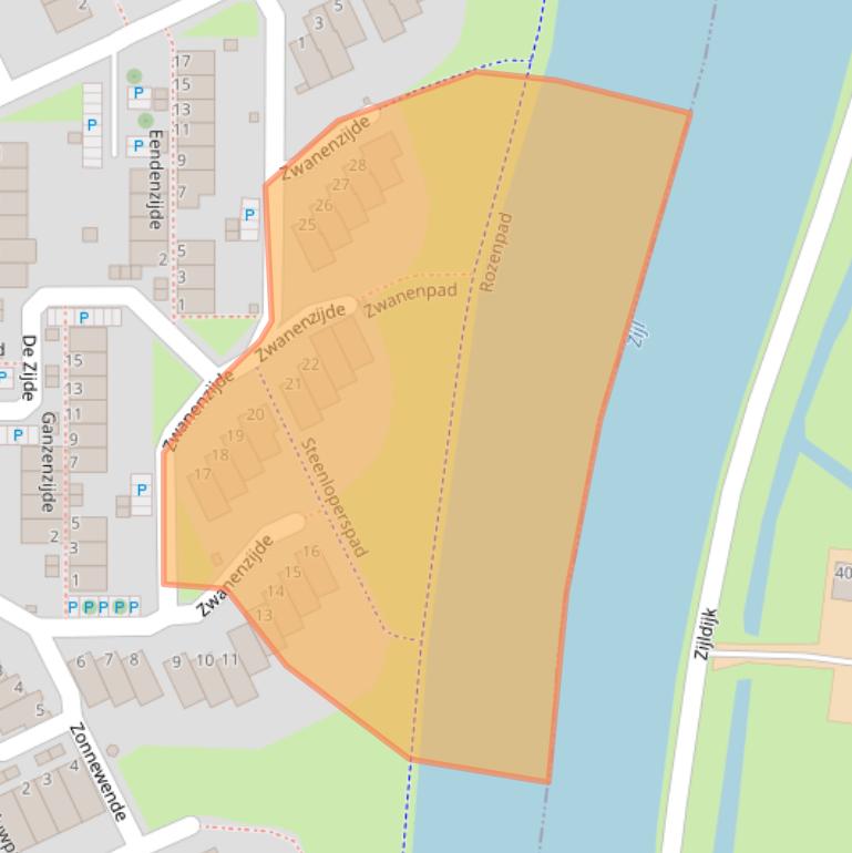 Kaart van postcodegebied 2317XC.