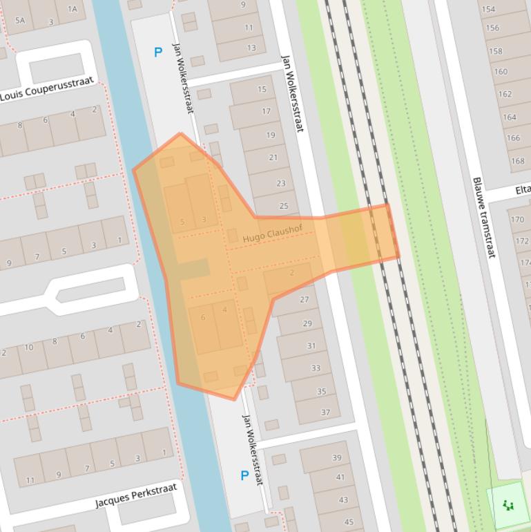 Kaart van postcodegebied 2321VR.