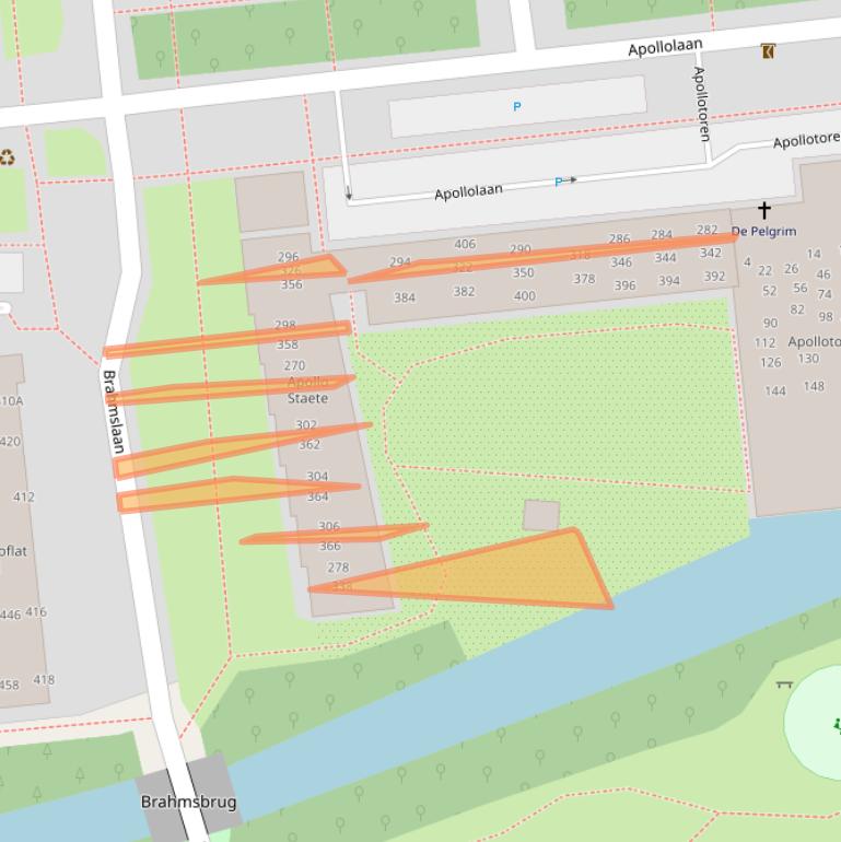 Kaart van postcodegebied 2324CB.