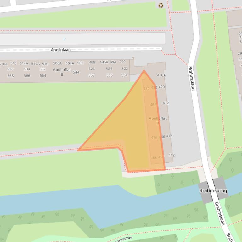 Kaart van postcodegebied 2324CG.