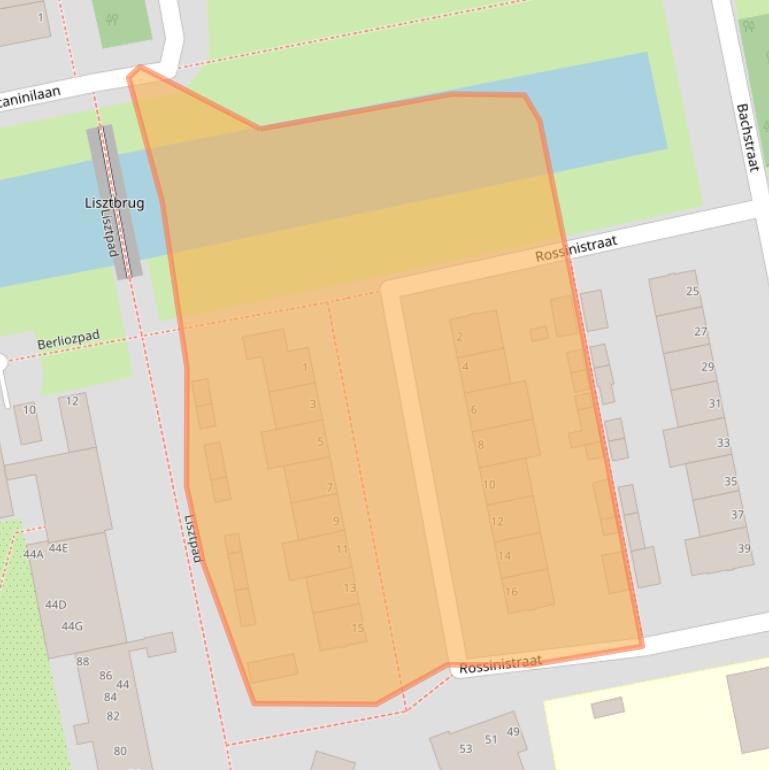 Kaart van postcodegebied 2324HK.