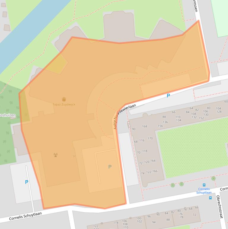 Kaart van postcodegebied 2324KS.