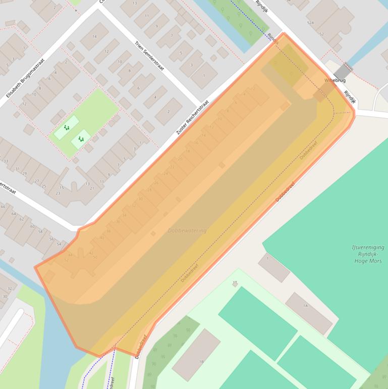 Kaart van postcodegebied 2331CS.