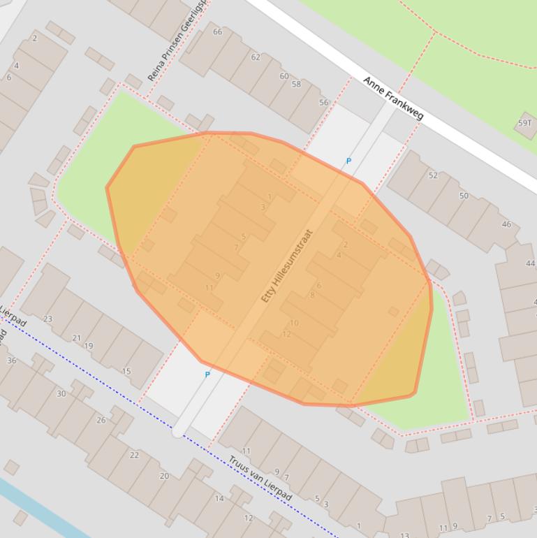 Kaart van postcodegebied 2331GM.