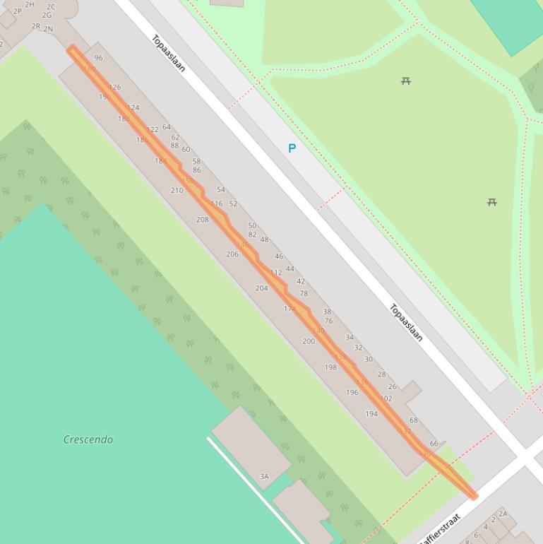 Kaart van postcodegebied 2332JG.