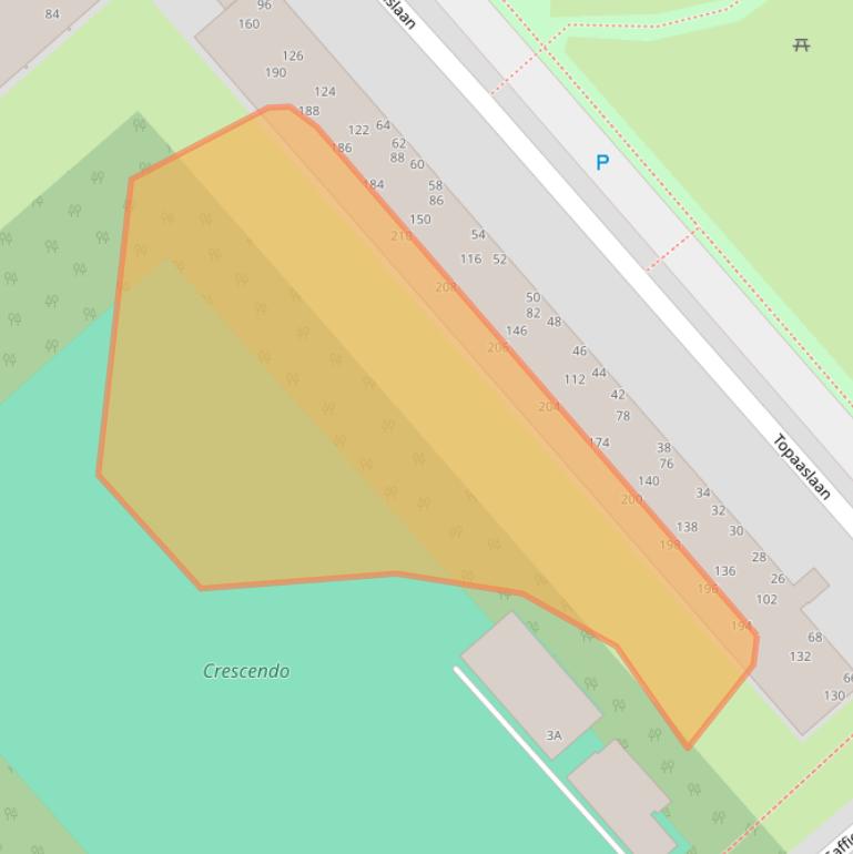 Kaart van postcodegebied 2332JJ.