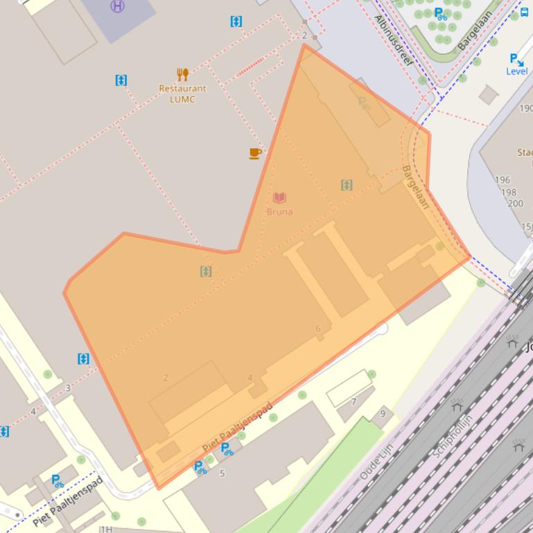 Kaart van postcodegebied 2333ZG.