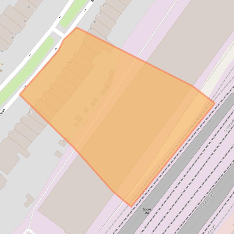 Kaart van postcodegebied 2334EC.