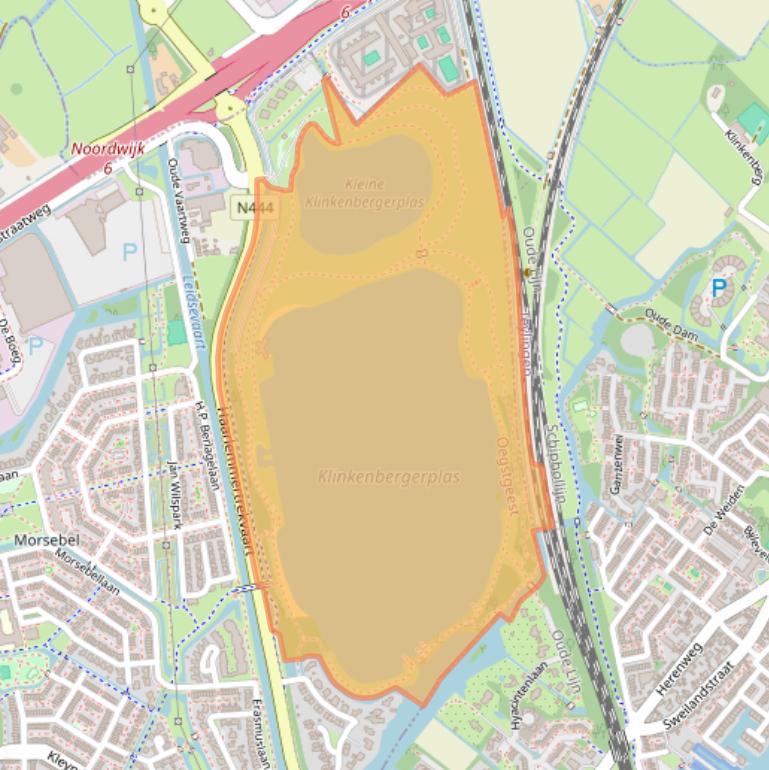 Kaart van postcodegebied 2343EZ.