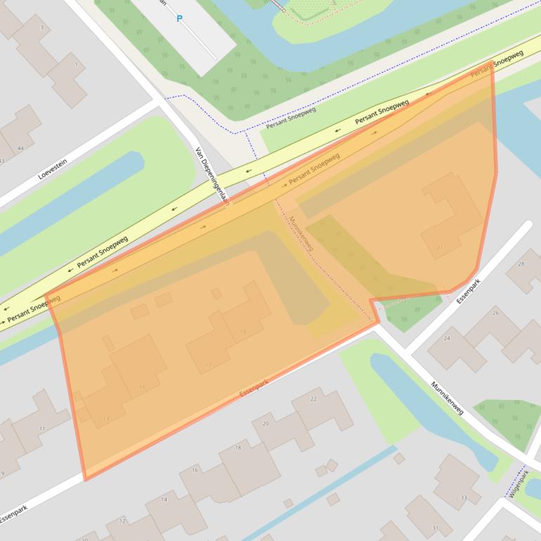 Kaart van postcodegebied 2351CG.