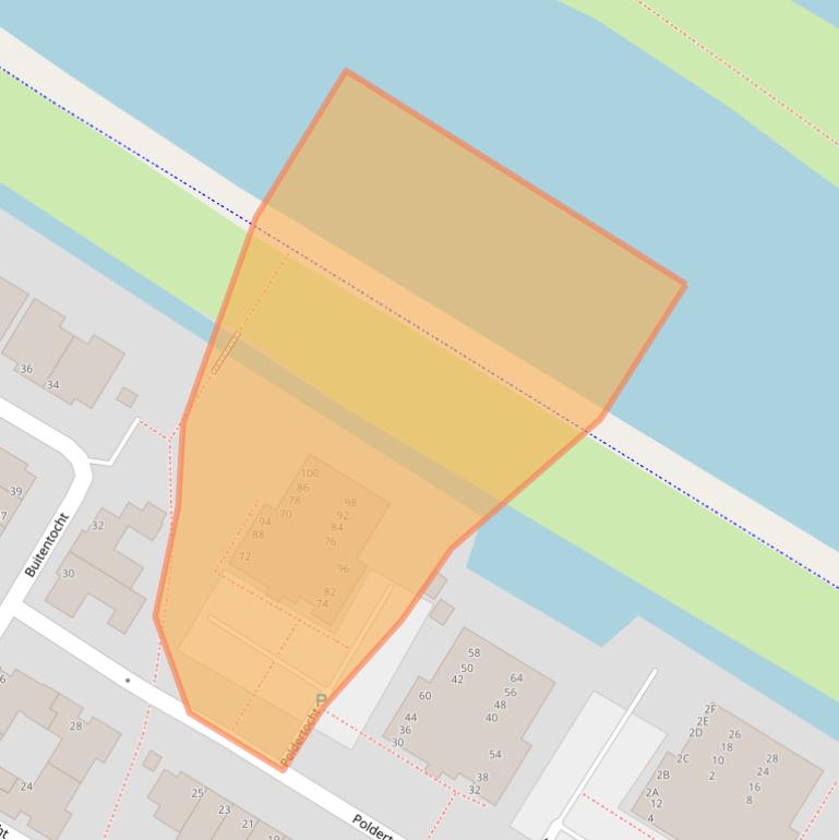 Kaart van postcodegebied 2353VH.