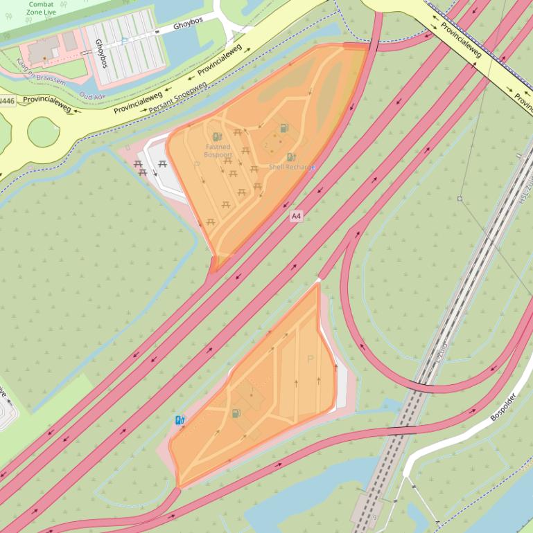 Kaart van postcodegebied 2353ZW.