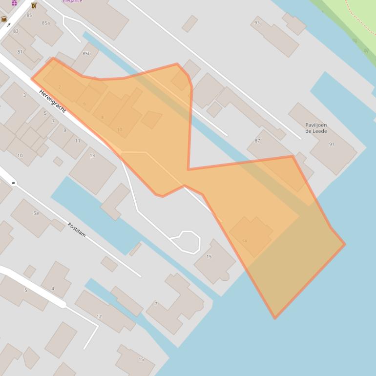 Kaart van postcodegebied 2361BS.