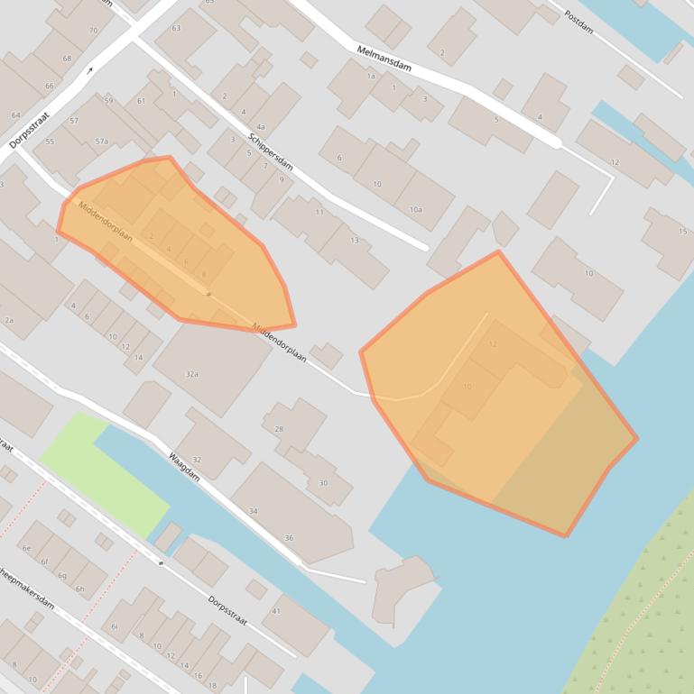 Kaart van postcodegebied 2361CB.