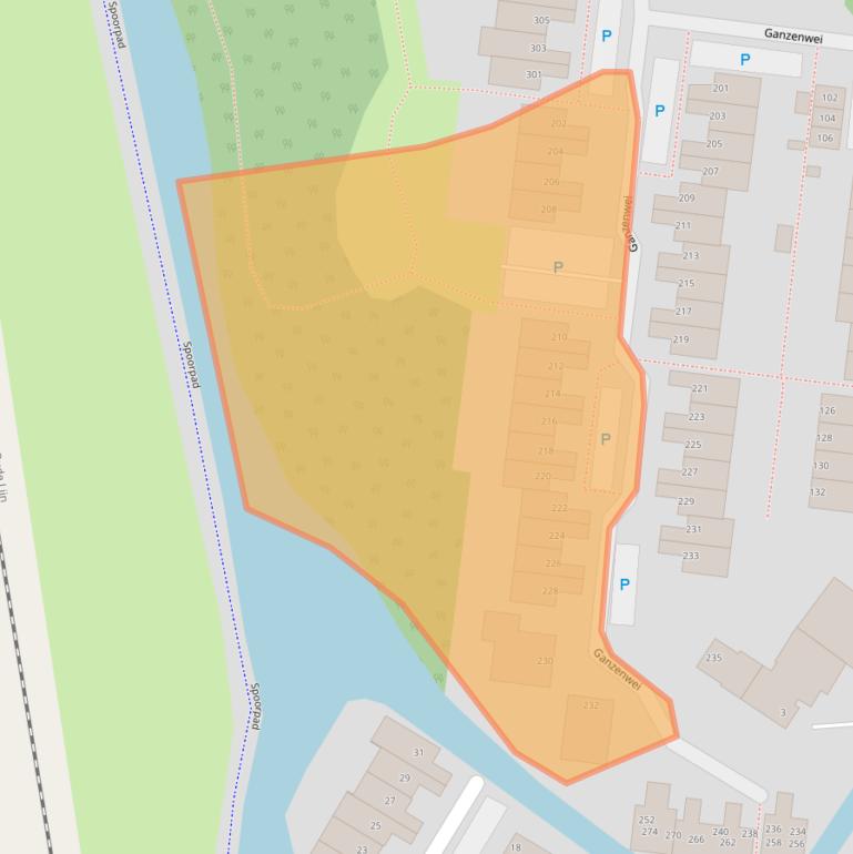 Kaart van postcodegebied 2361XT.