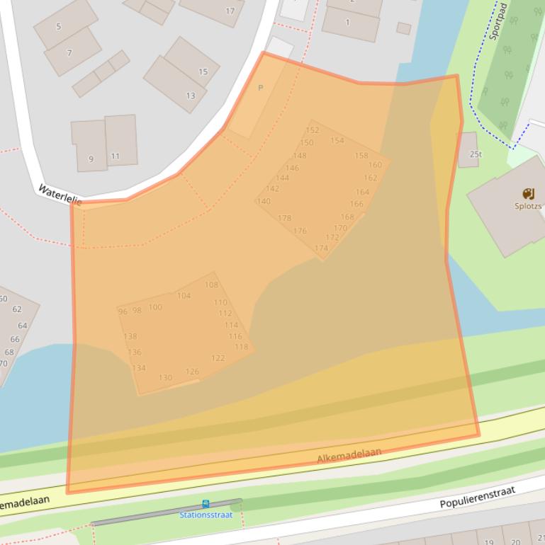Kaart van postcodegebied 2371HN.