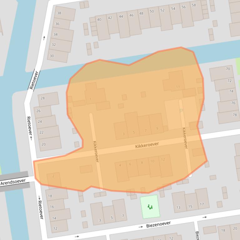 Kaart van postcodegebied 2371JN.