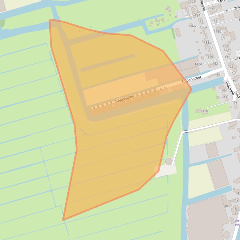 Kaart van postcodegebied 2371MA.