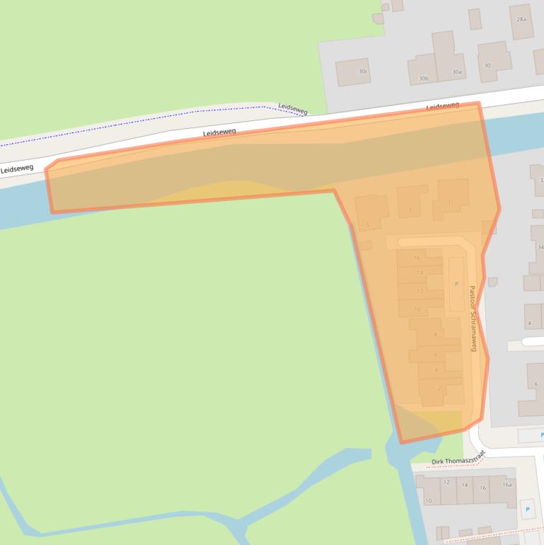 Kaart van postcodegebied 2374BD.