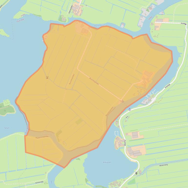 Kaart van postcodegebied 2375NJ.