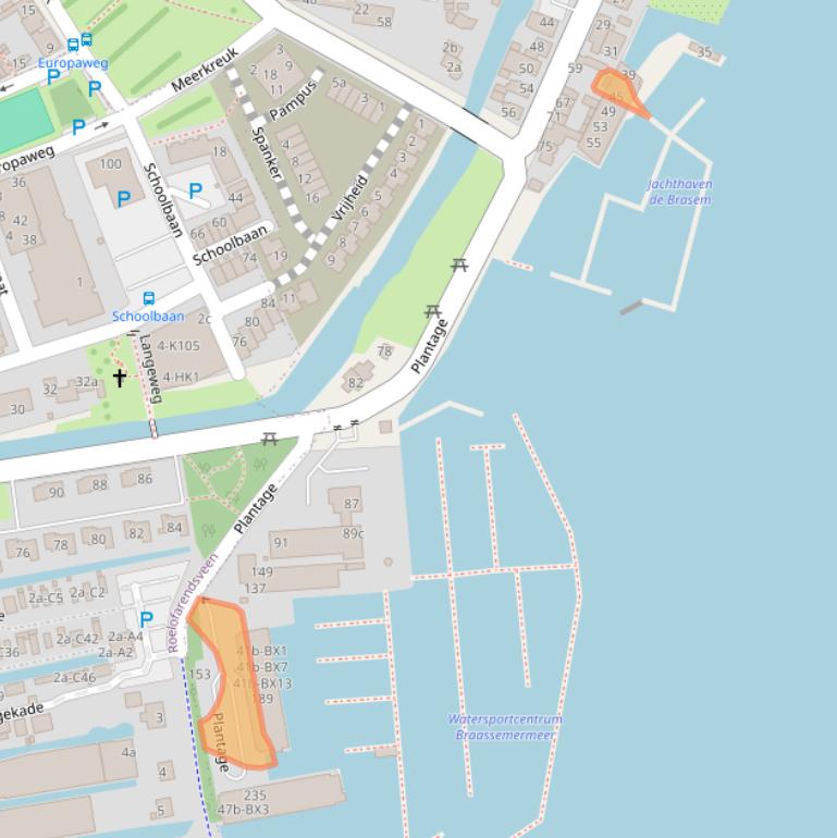 Kaart van postcodegebied 2377AC.