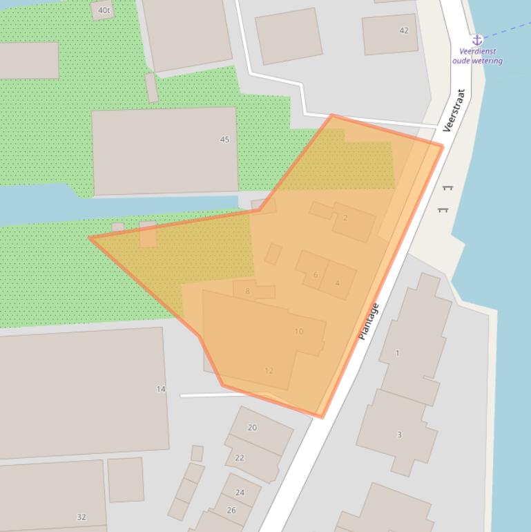 Kaart van postcodegebied 2377AG.