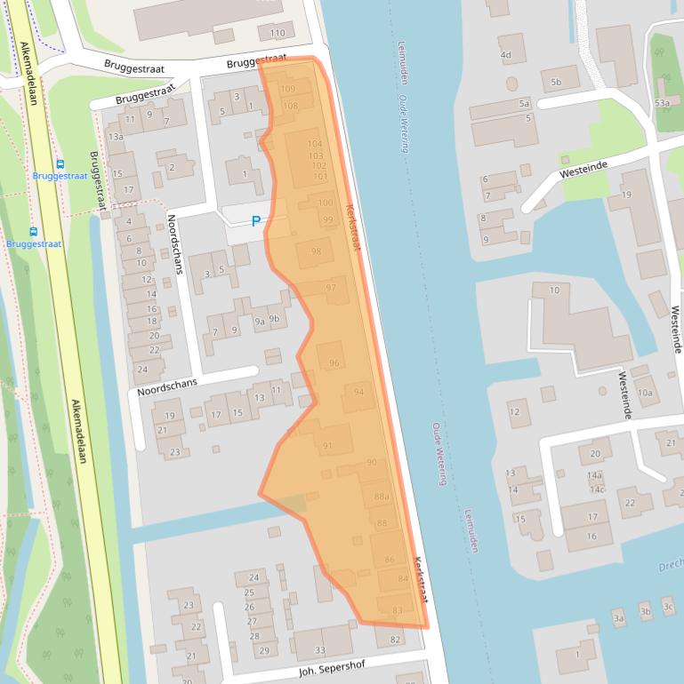 Kaart van postcodegebied 2377BA.