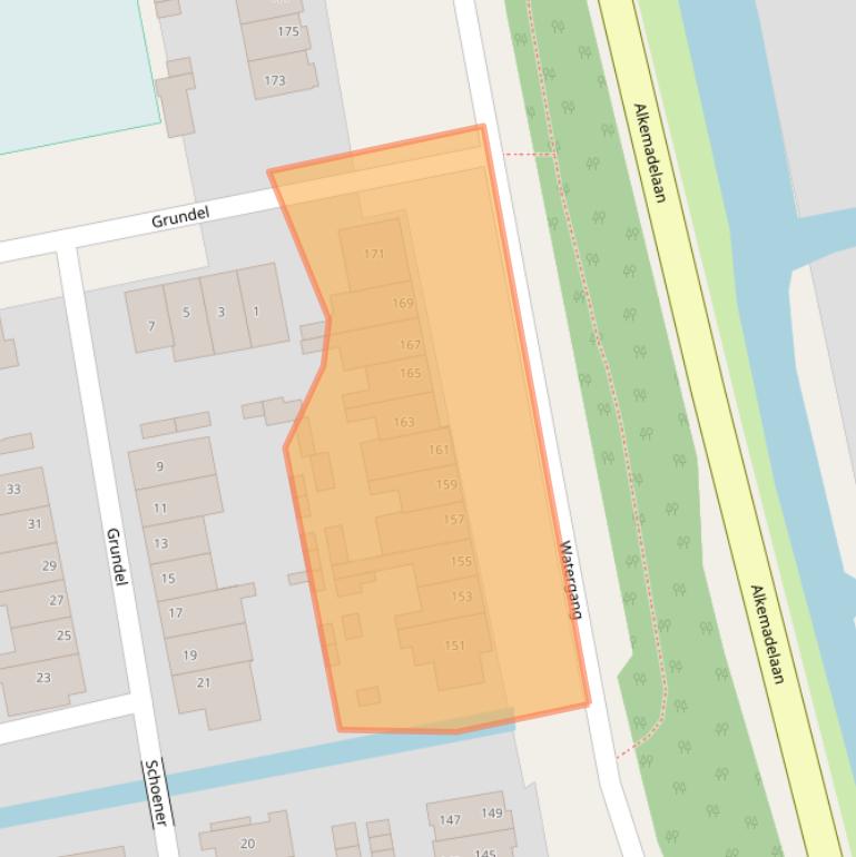 Kaart van postcodegebied 2377BL.