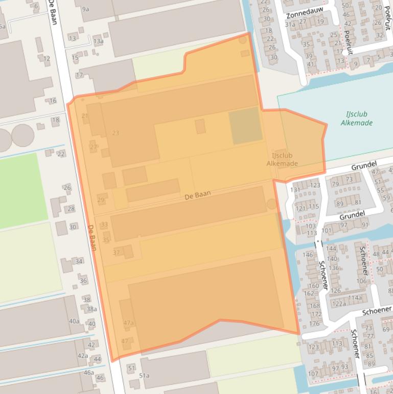 Kaart van postcodegebied 2377CB.