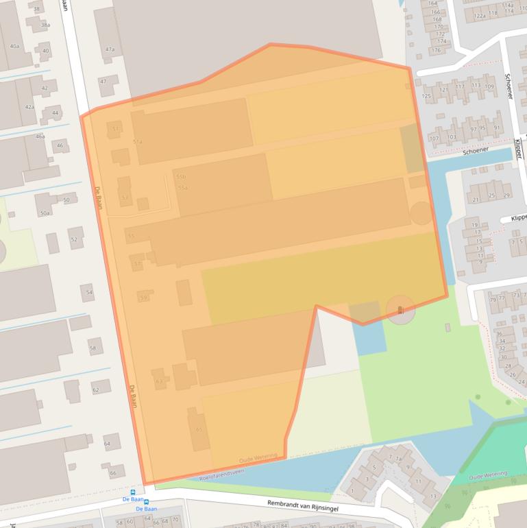 Kaart van postcodegebied 2377CC.