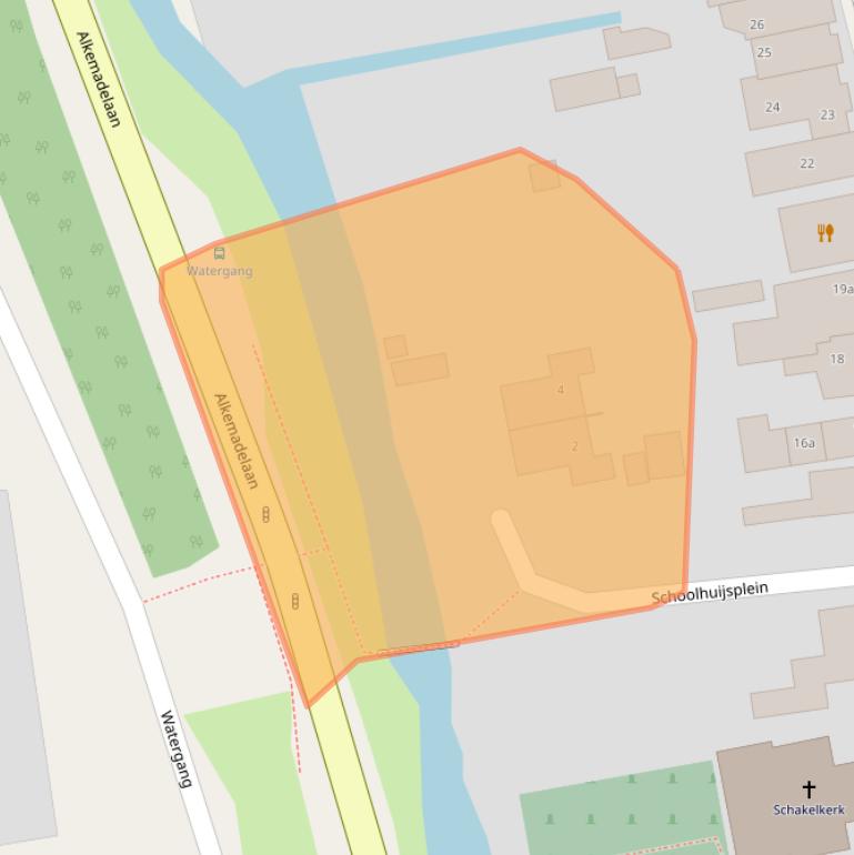 Kaart van postcodegebied 2377CZ.