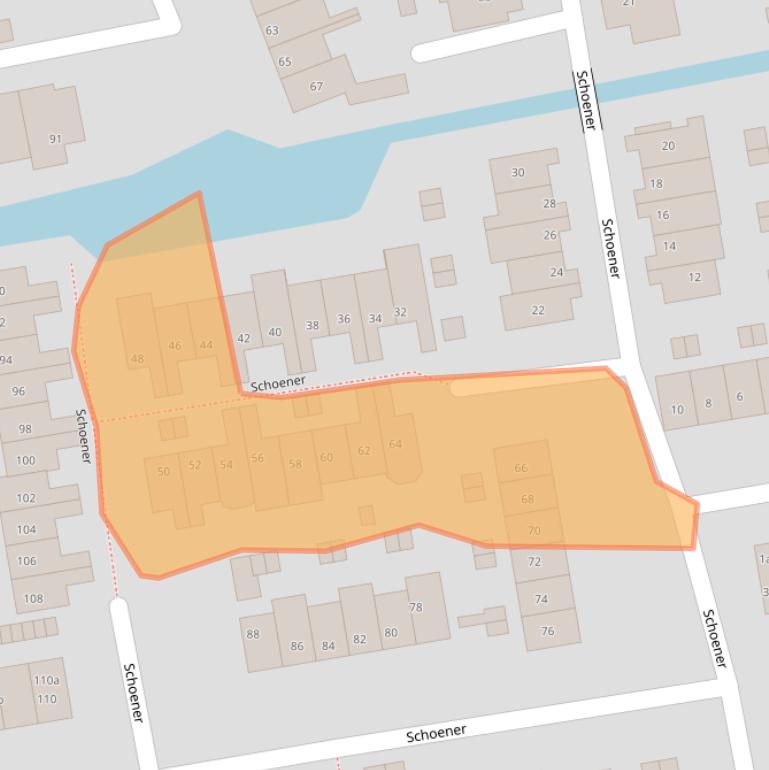 Kaart van postcodegebied 2377DG.