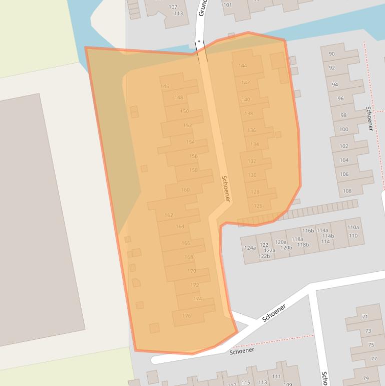 Kaart van postcodegebied 2377DK.