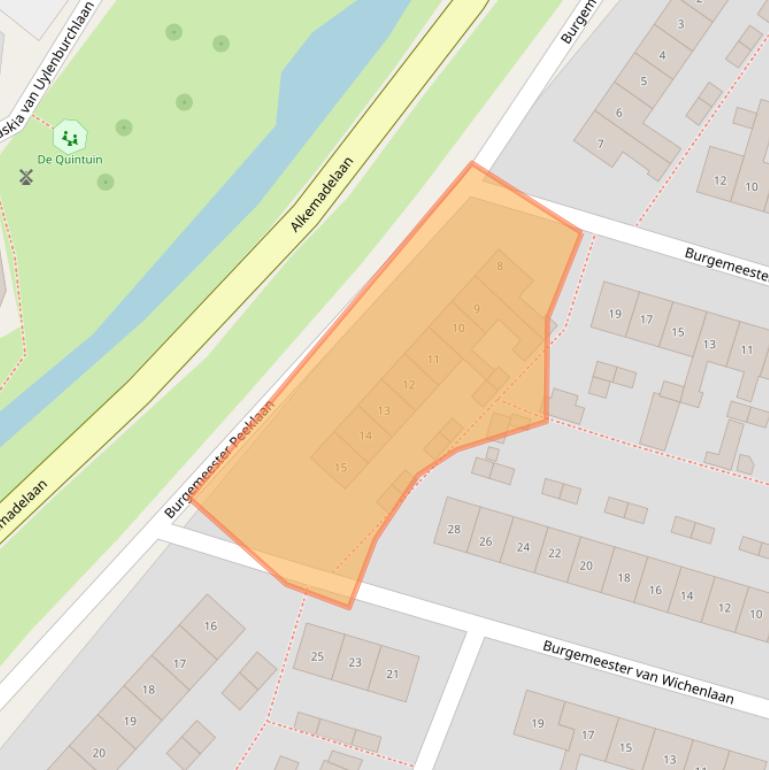 Kaart van postcodegebied 2377VN.