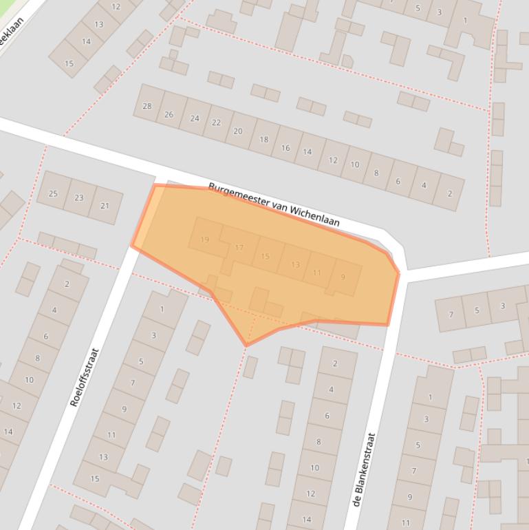 Kaart van postcodegebied 2377VS.